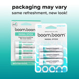 BoomBoom barra nasal ofrece sensación refrescante al inhalar.