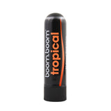 BoomBoom envase tropical, diseño atractivo para un ritual aromático de relajación.