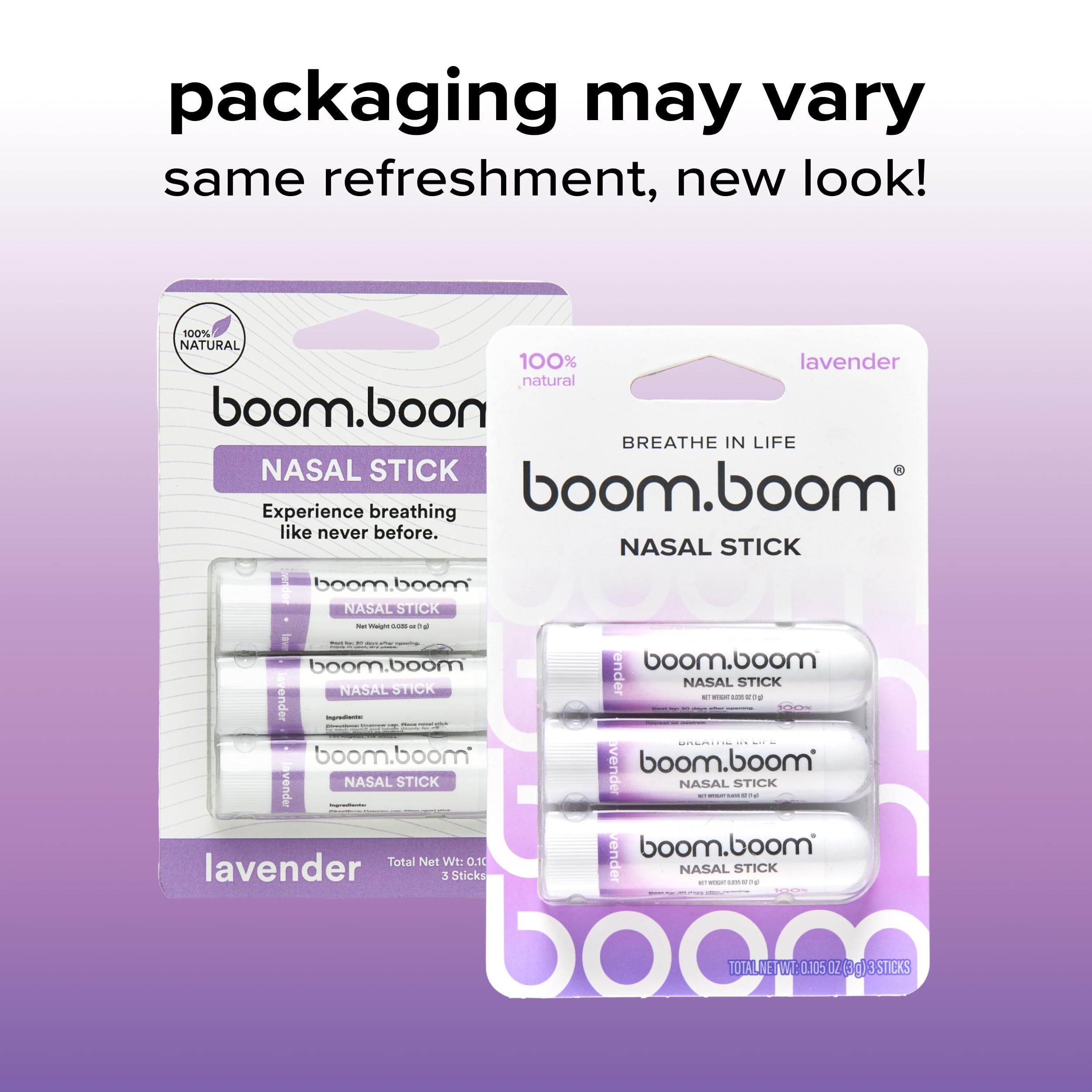 Uso diario del inhalador nasal BoomBoom para despertar energía y claridad