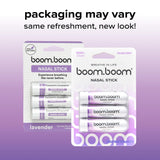 Uso diario del inhalador nasal BoomBoom para despertar energía y claridad