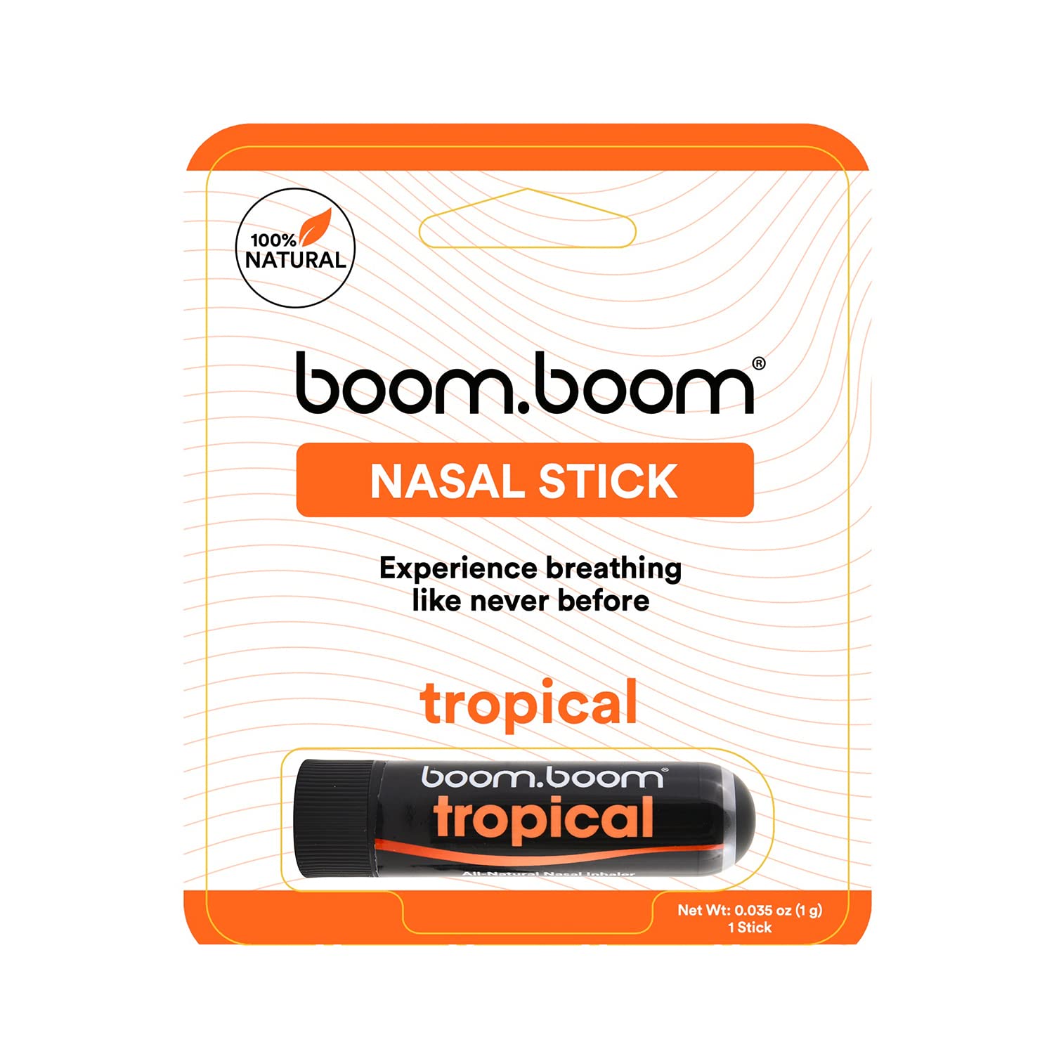 BoomBoom inhalador tropical, ideal para relajación y bienestar diario.