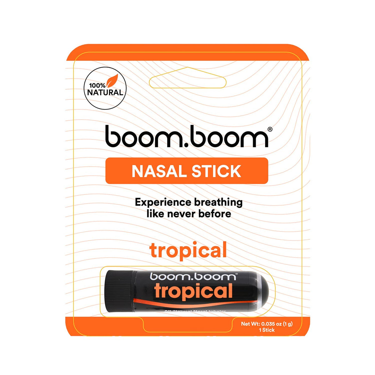 BoomBoom inhalador tropical, ideal para relajación y bienestar diario.