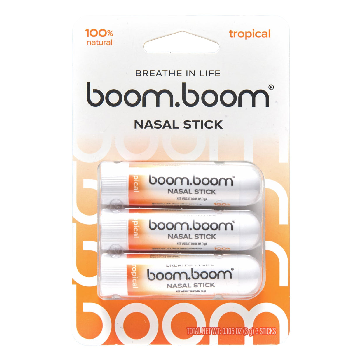 BoomBoom Nasal Stick con tecnología Flujo de Vapor muestra el diseño para vapores potentes.