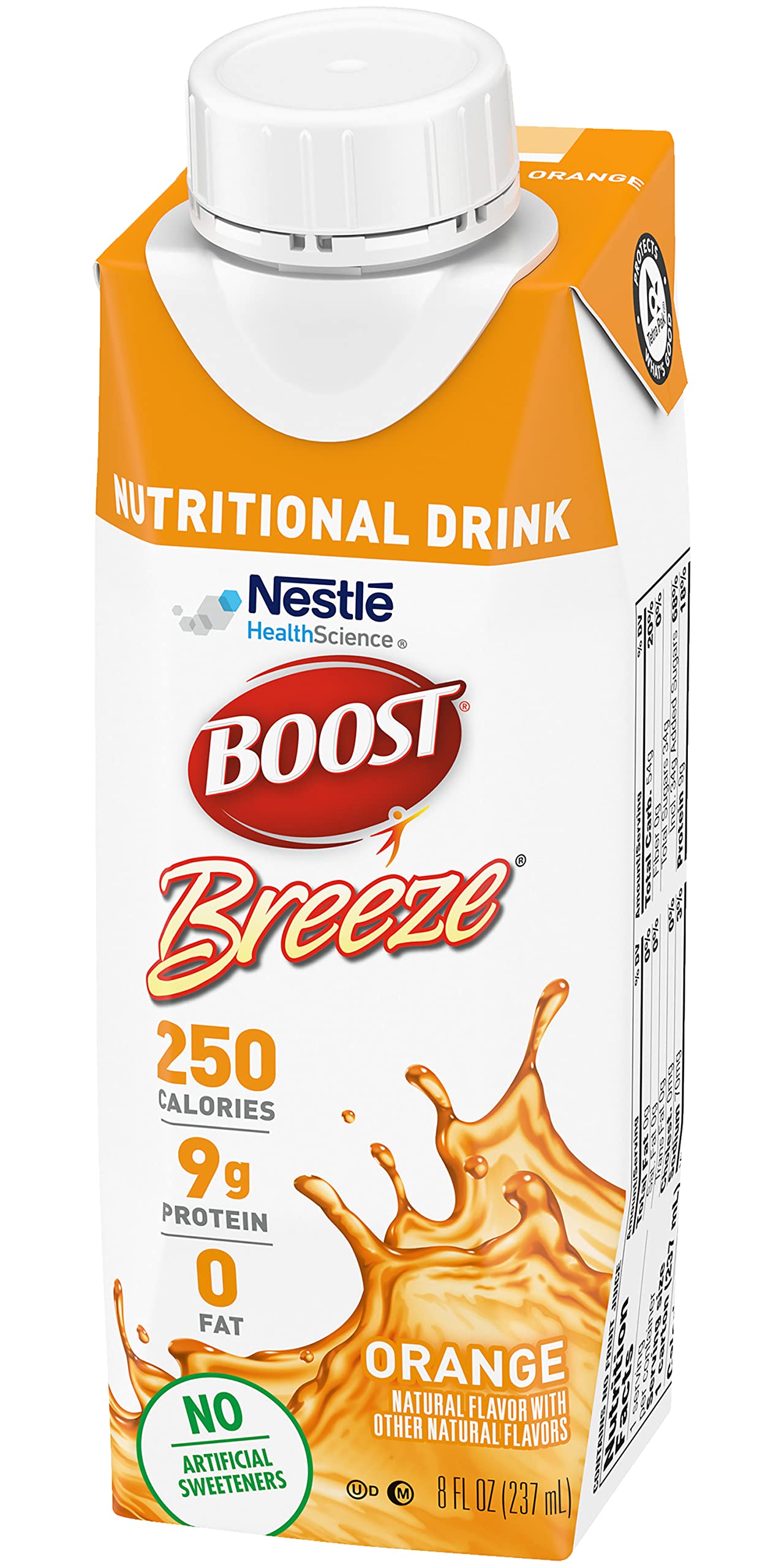 Porción de 8 oz en Boost Breeze, energía rápida.