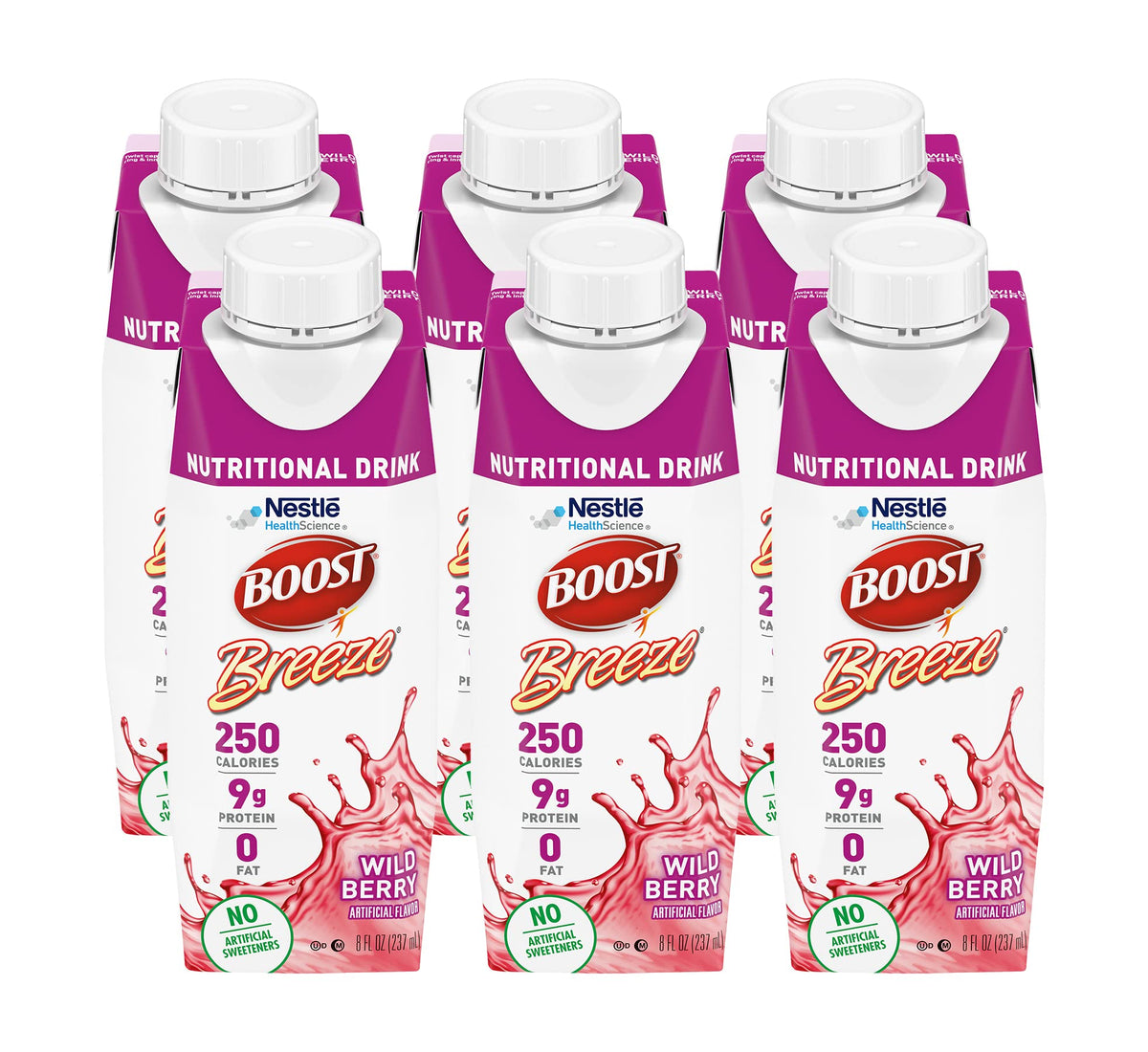 BOOST Breeze bebida nutritiva sabor Wild Berry para energía diaria