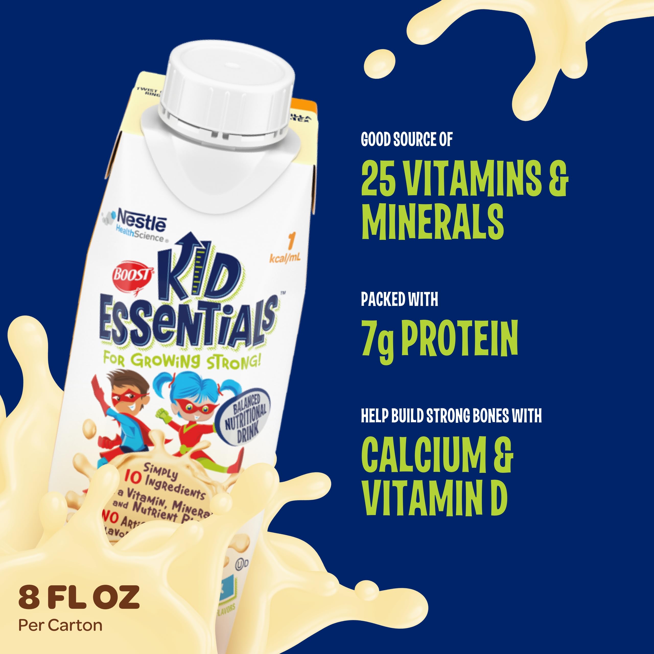BOOST nutrientes inmunitarios: vitaminas y zinc para niños