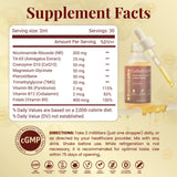 Boost Labs NAD+ liposómica ofrece claridad mental con uso diario.