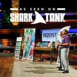 Boost Oxygen aviso de uso corto, tamaño pequeno para respiracion rapida.