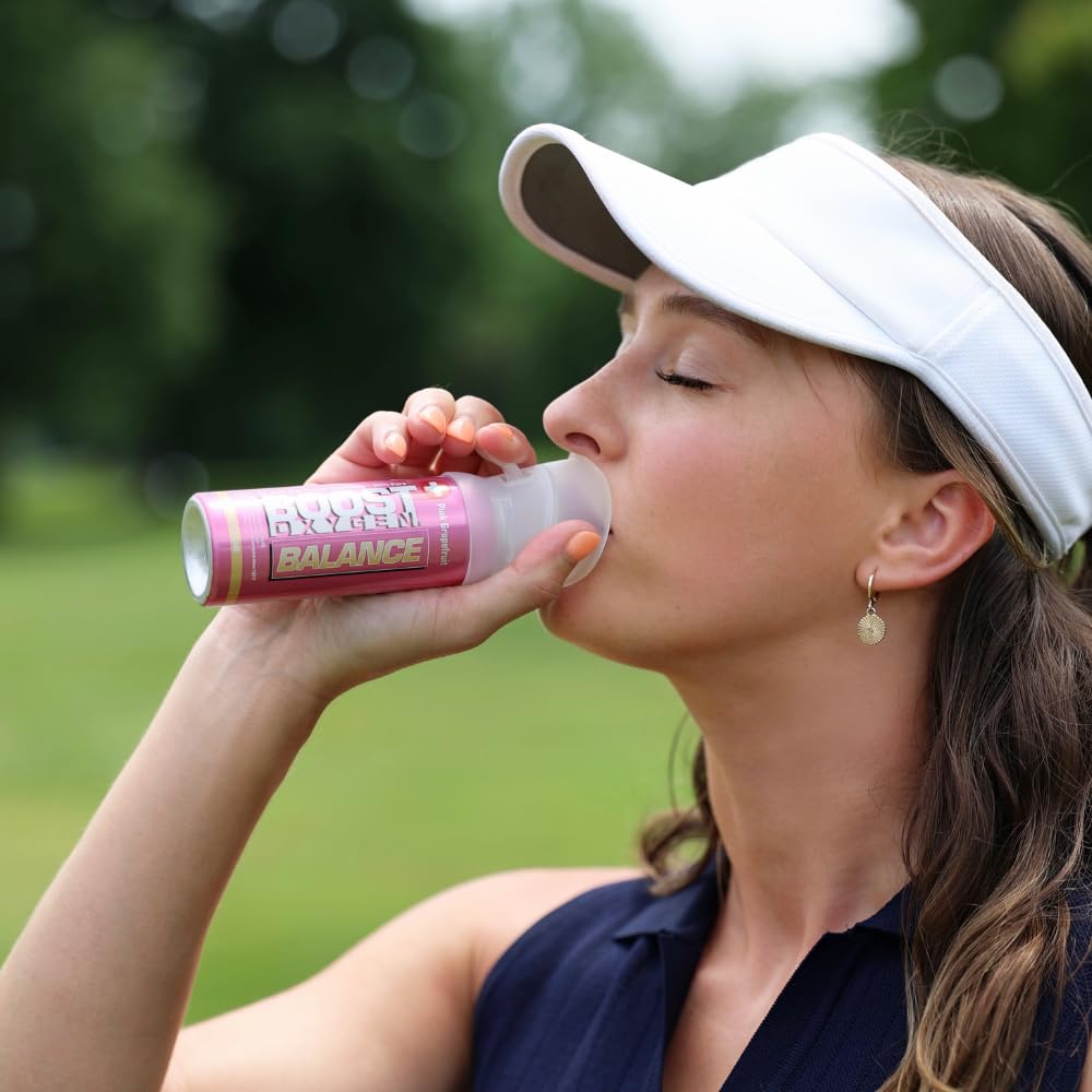 Conjunto de 3 latas portátiles Boost Oxygen Balance para uso en movimiento