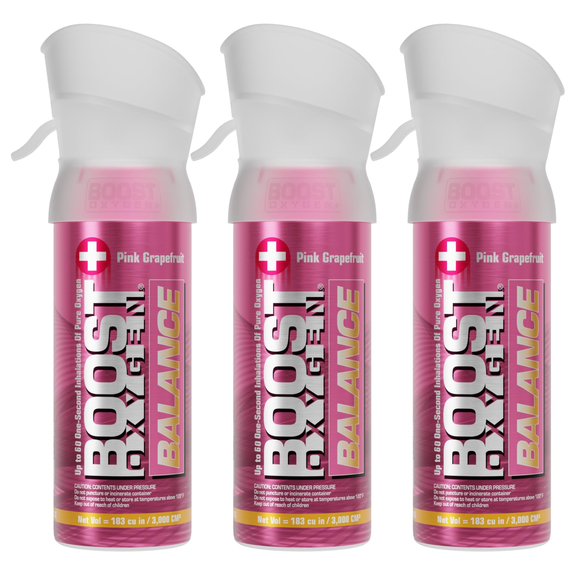 Boost Oxygen Balance lata 3L aroma pomelo rosado para respiración rápida