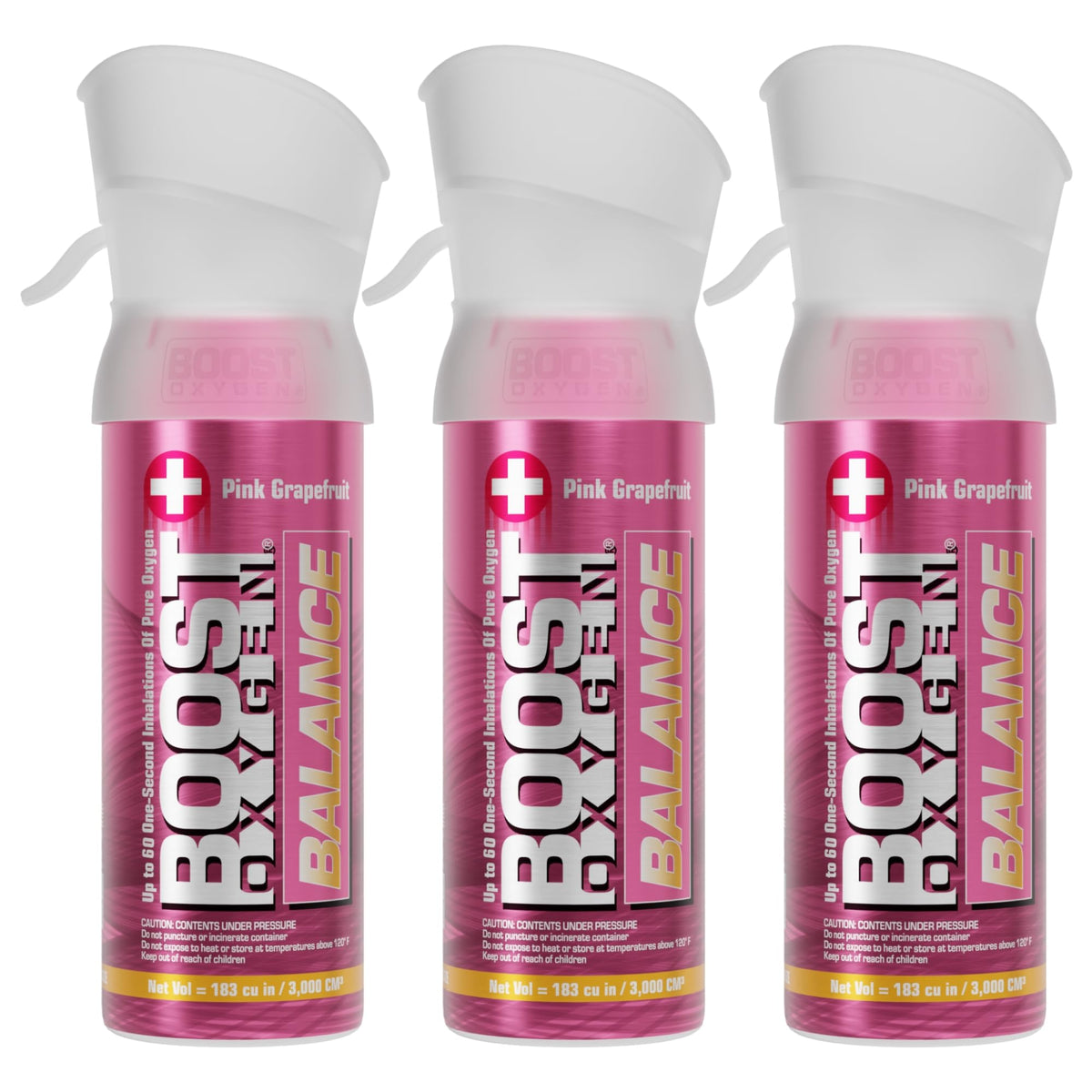 Boost Oxygen Balance lata 3L aroma pomelo rosado para respiración rápida