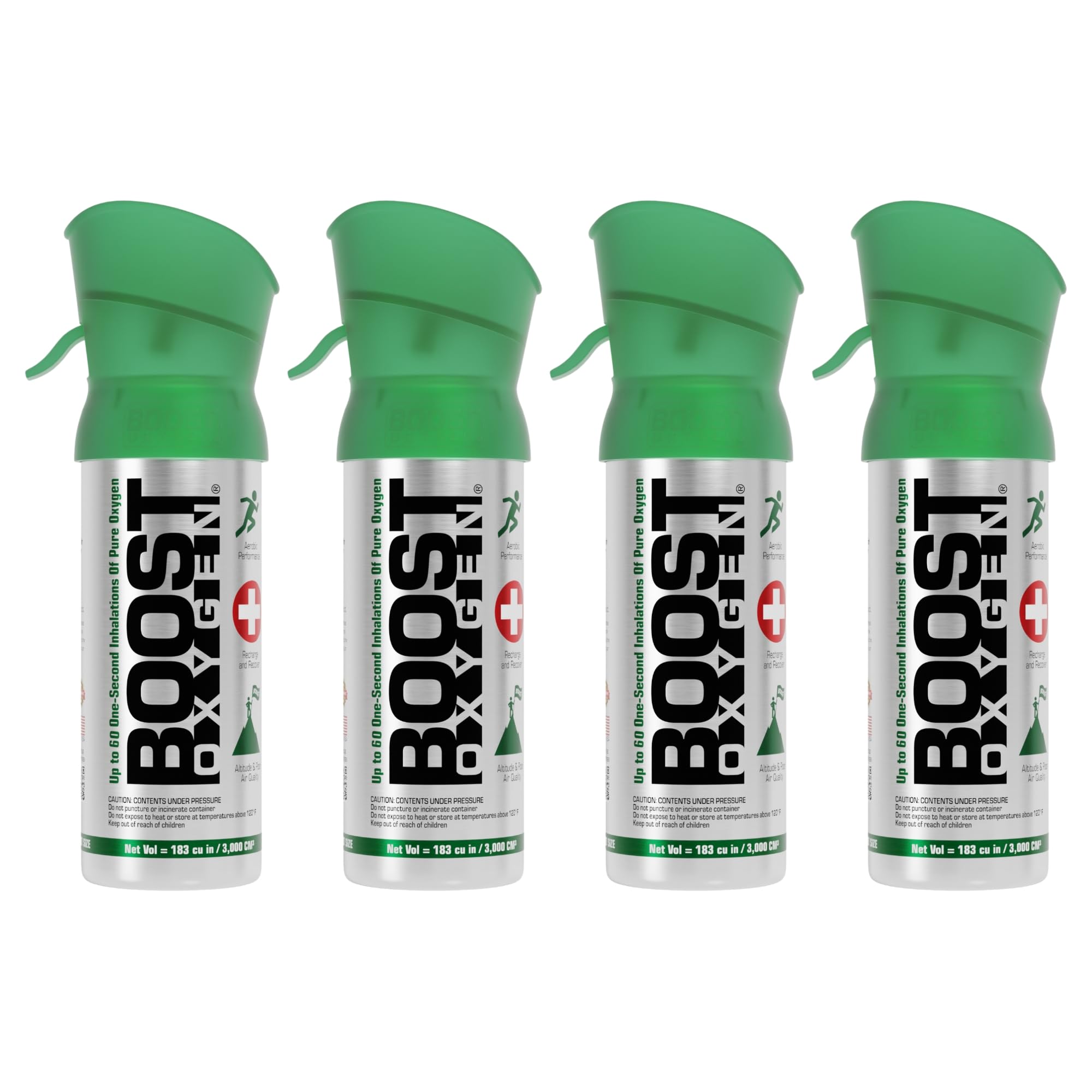 Boost Oxygen tamaño de bolsillo Natural 3L, oxígeno puro para respiración rápida.