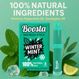 Boosta inhalador nasal sabores menta picante para energía rápida