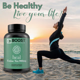 BoostCeuticals Essiac Cápsulas, logo y etiqueta, confianza de una empresa familiar.