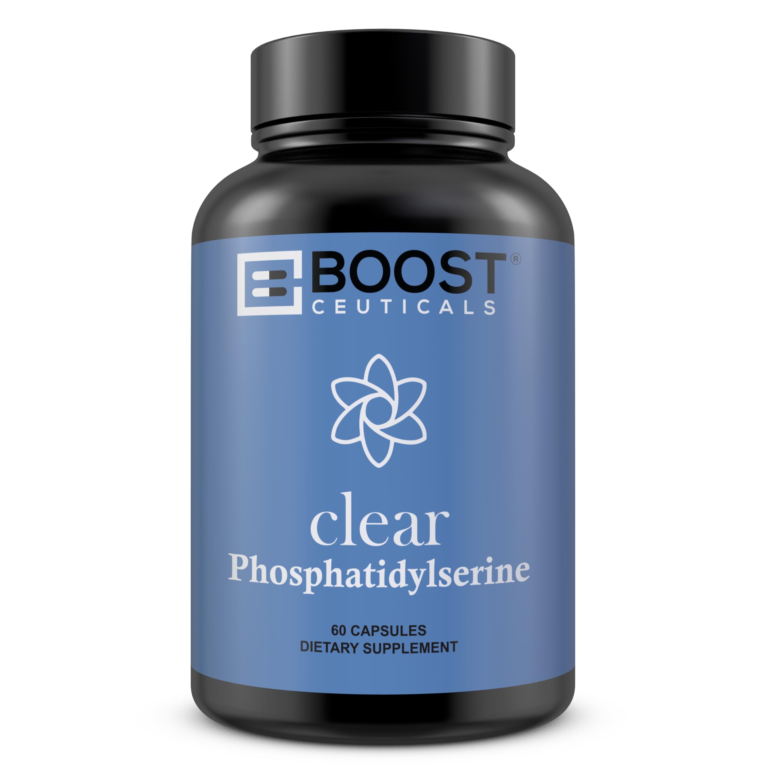 BoostCeuticals Fosfatidilserina 100 mg, bote con cápsulas para memoria y concentración