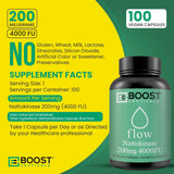 BoostCeuticals Nattokinase reseñas de usuarios, destacando confort y flujo.