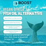 BoostCeuticals Omega sin olor a pescado, experiencia más agradable