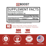 BoostCeuticals Reishi complemento cotidiano para rutina saludable.