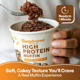 Muffin Bootylicious Chocolate con Maní: porción individual para snack rápido