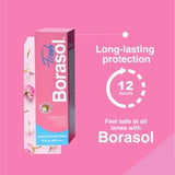 BORASOL: fórmula con calendula para suavidad en la zona íntima.