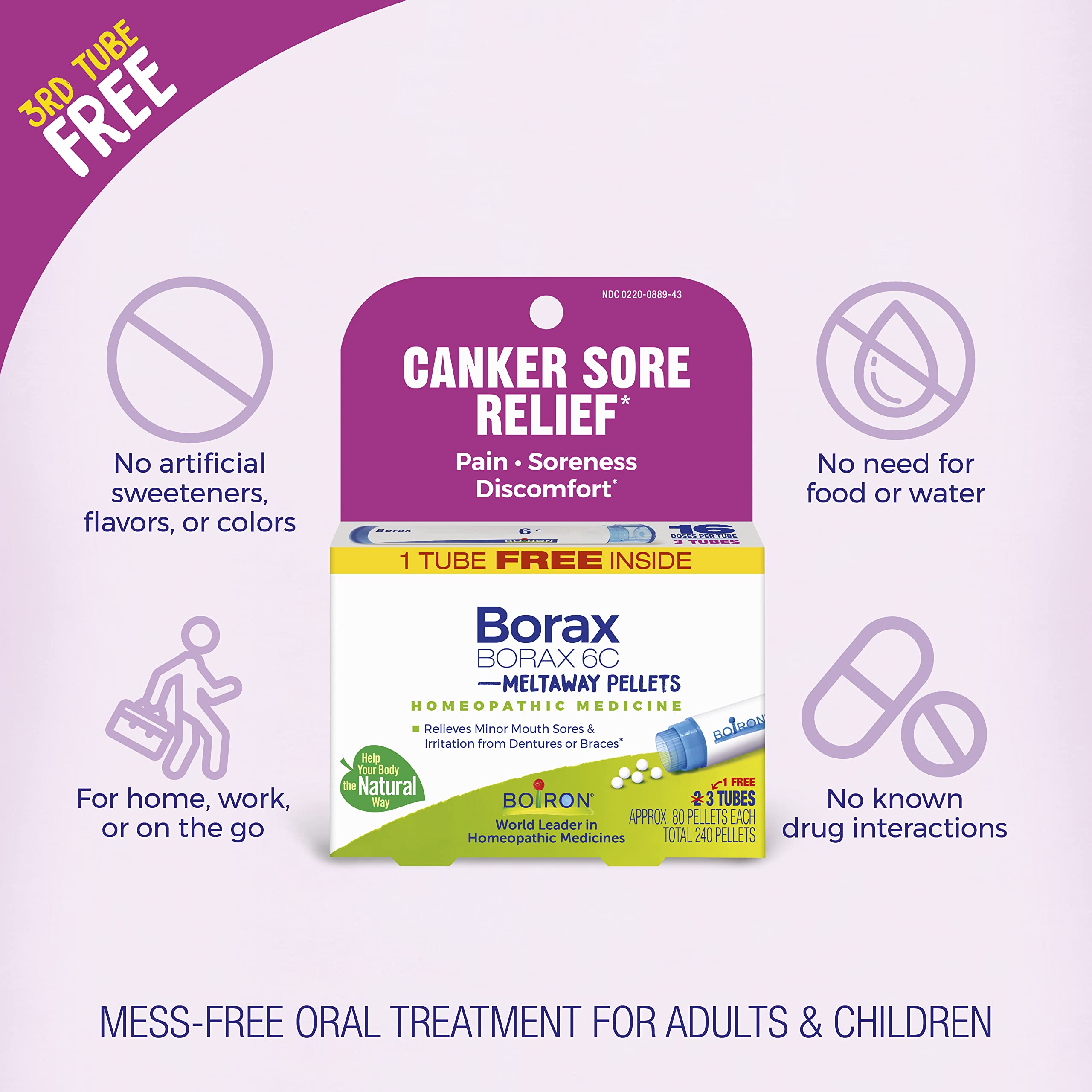 Borax 6C: gránulos para disolución rápida sin agua