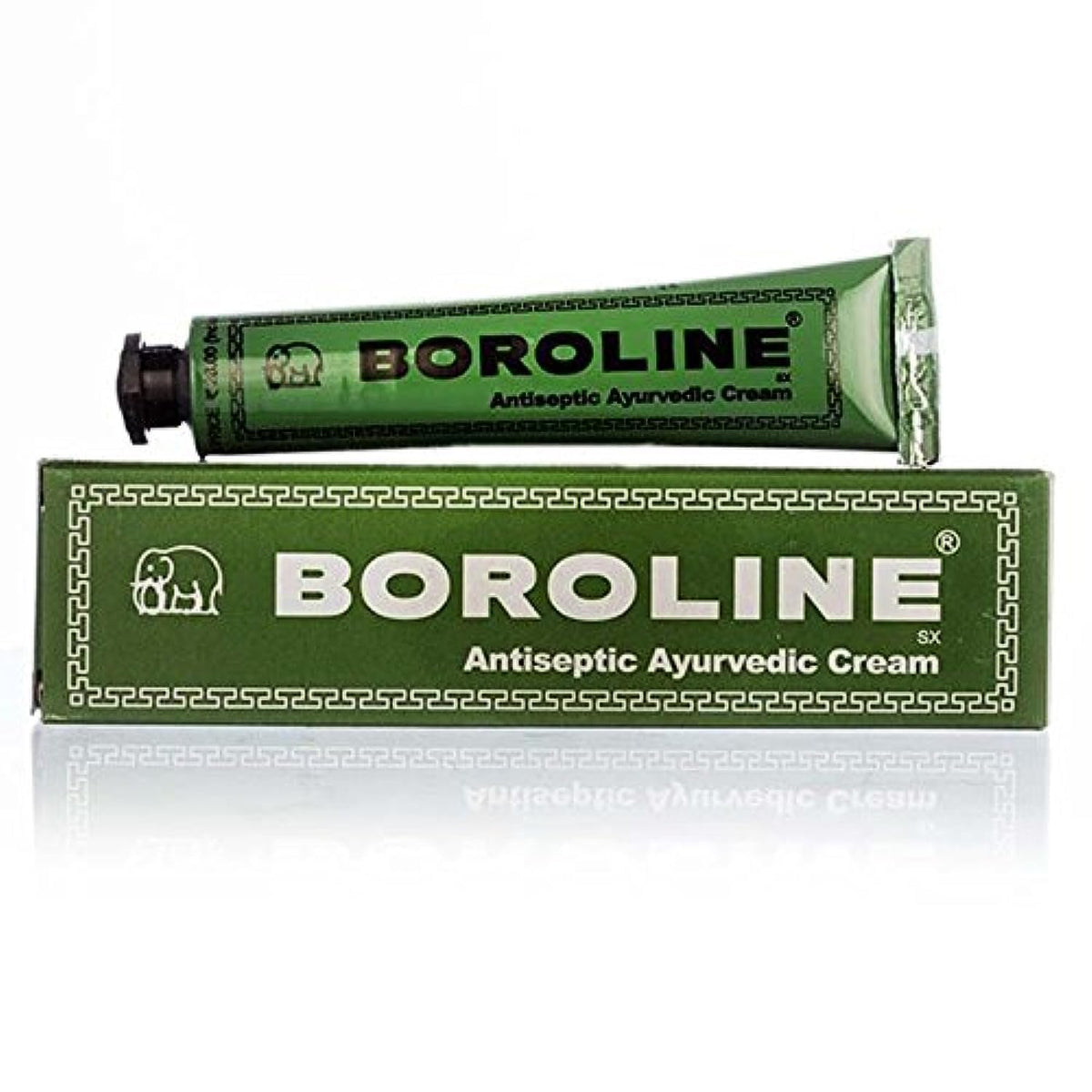 Boroline crema antiseptica ayurvédica de 20 g, dúo, para hidratación diaria de la piel.
