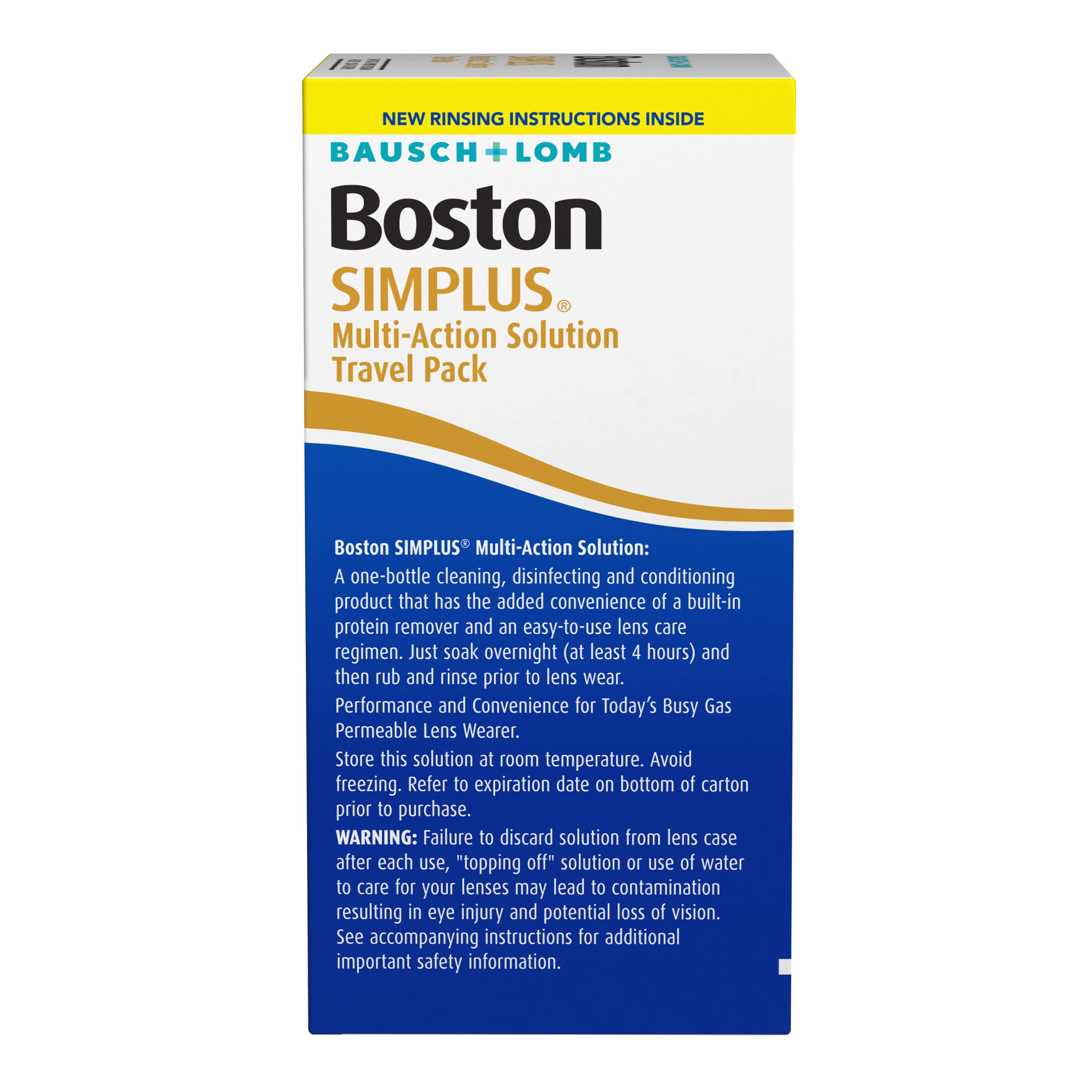 Boston SIMPLUS pack de 3: kit completo para el cuidado de lentes