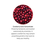 Uso en agua, te o jugo con Botanic Choice Cranberry Extract.