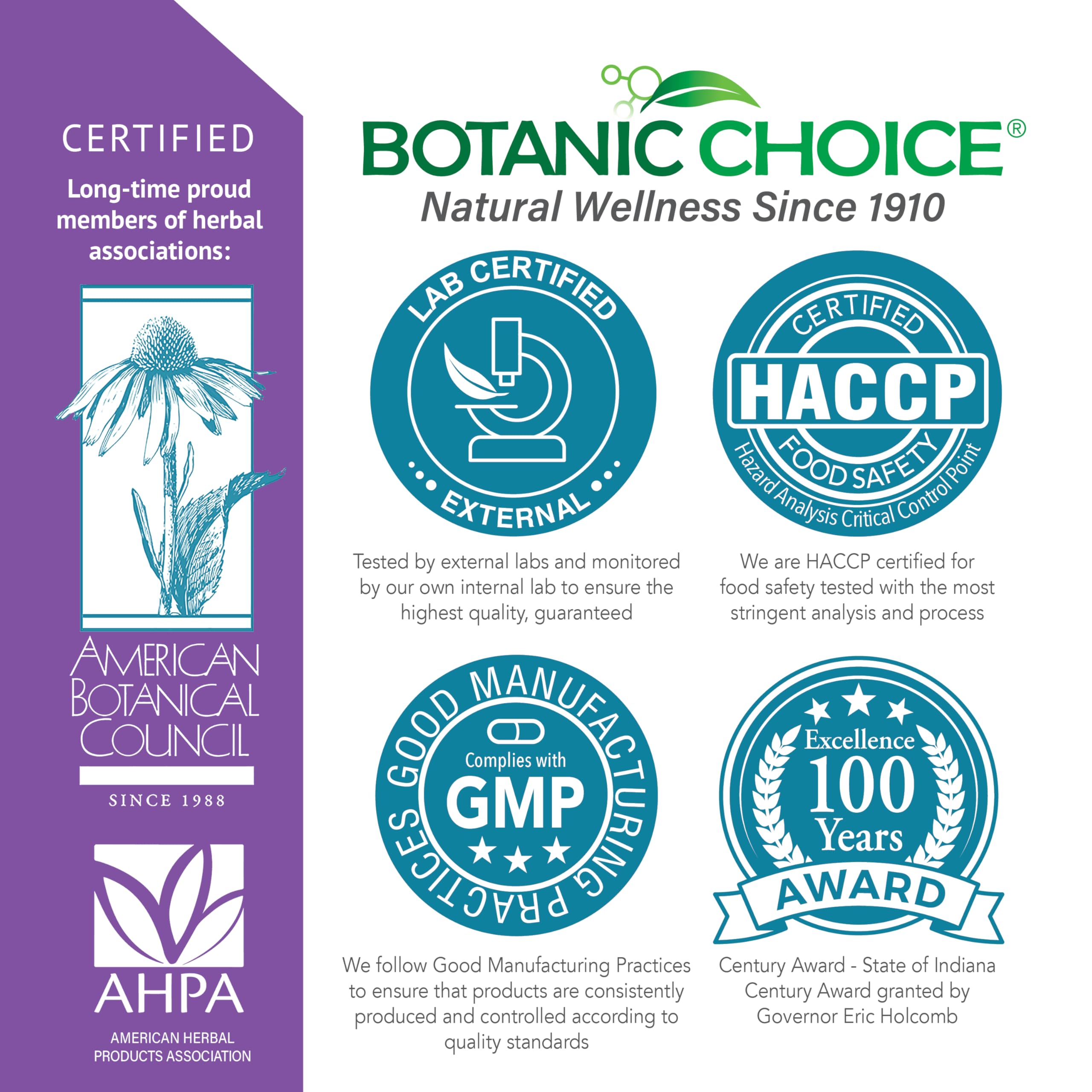 Botanic Choice frasco de cristal aroma suave al abrir