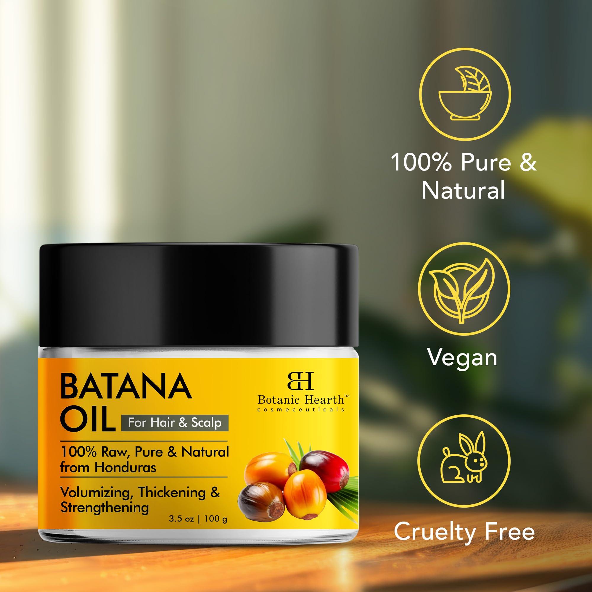 Botanic Hearth Batana: masaje capilar para mayor hidratacion y brillo