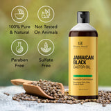 Botanic Hearth aceite jamaicano negro para dilución de aceites esenciales, uso seguro.