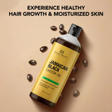 Botanic Hearth aceite jamaicano negro para cejas, fortalecimiento y definición.