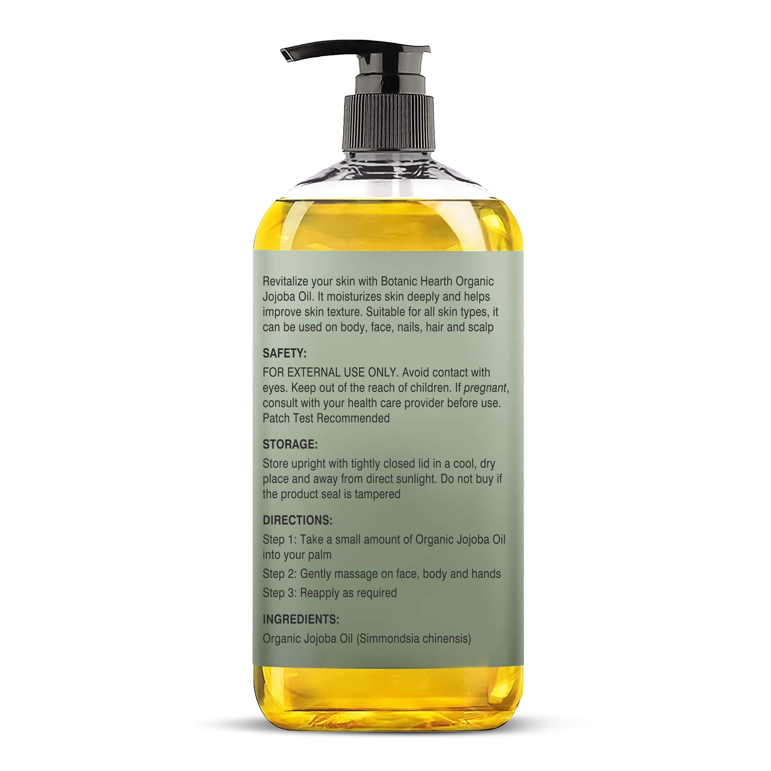 Botanic Hearth aceite de jojoba con origen ético y sin pruebas en animales