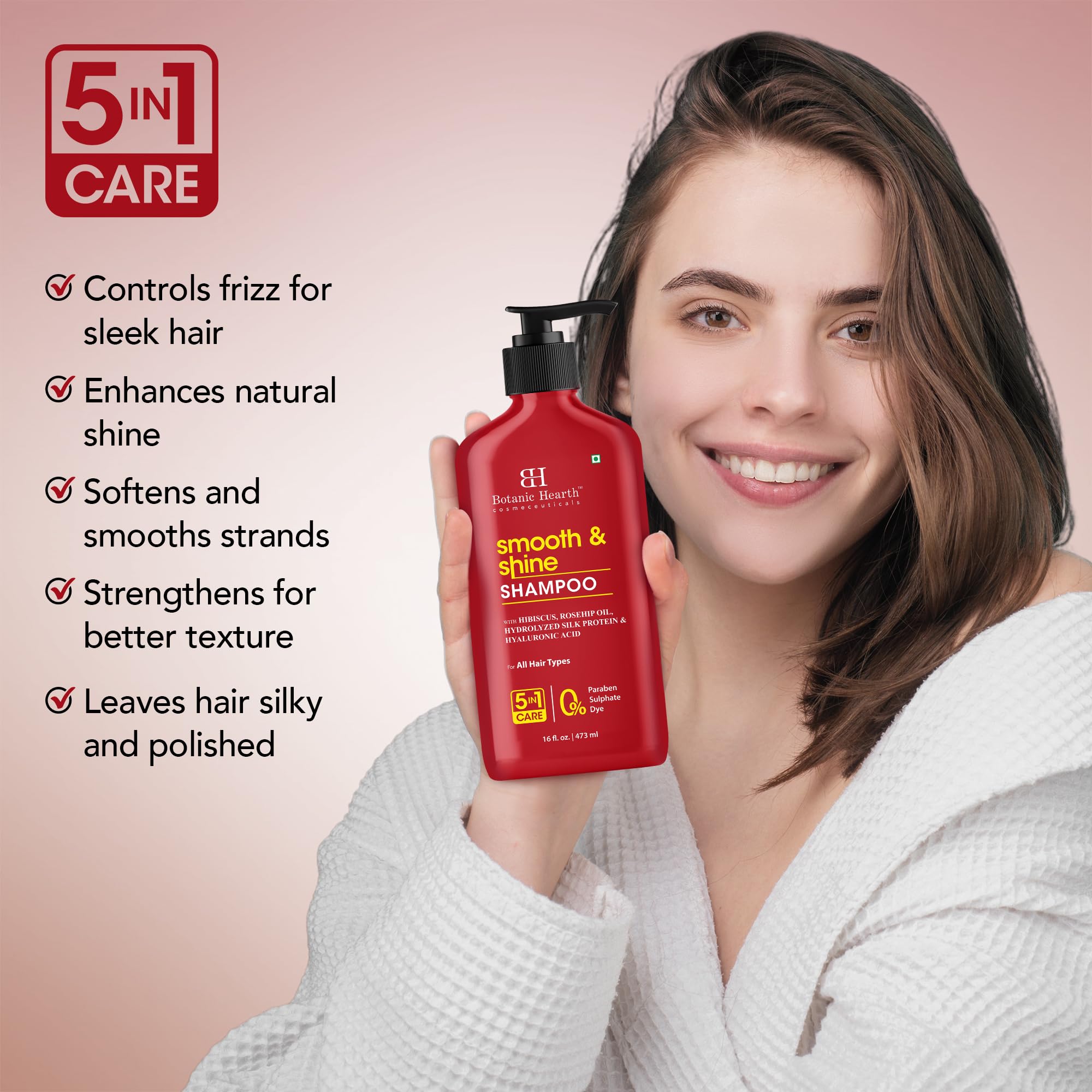 Para todo tipo de cabello, Champú Hibisco Botanic Hearth cuida y suaviza