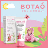 BOTAO pasta dental bebé en empaque; sabor fresa y fácil acceso