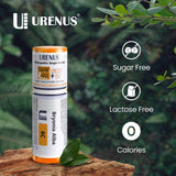 Botella ecoamigable de Urenus, envase sostenible y práctico para viajar.
