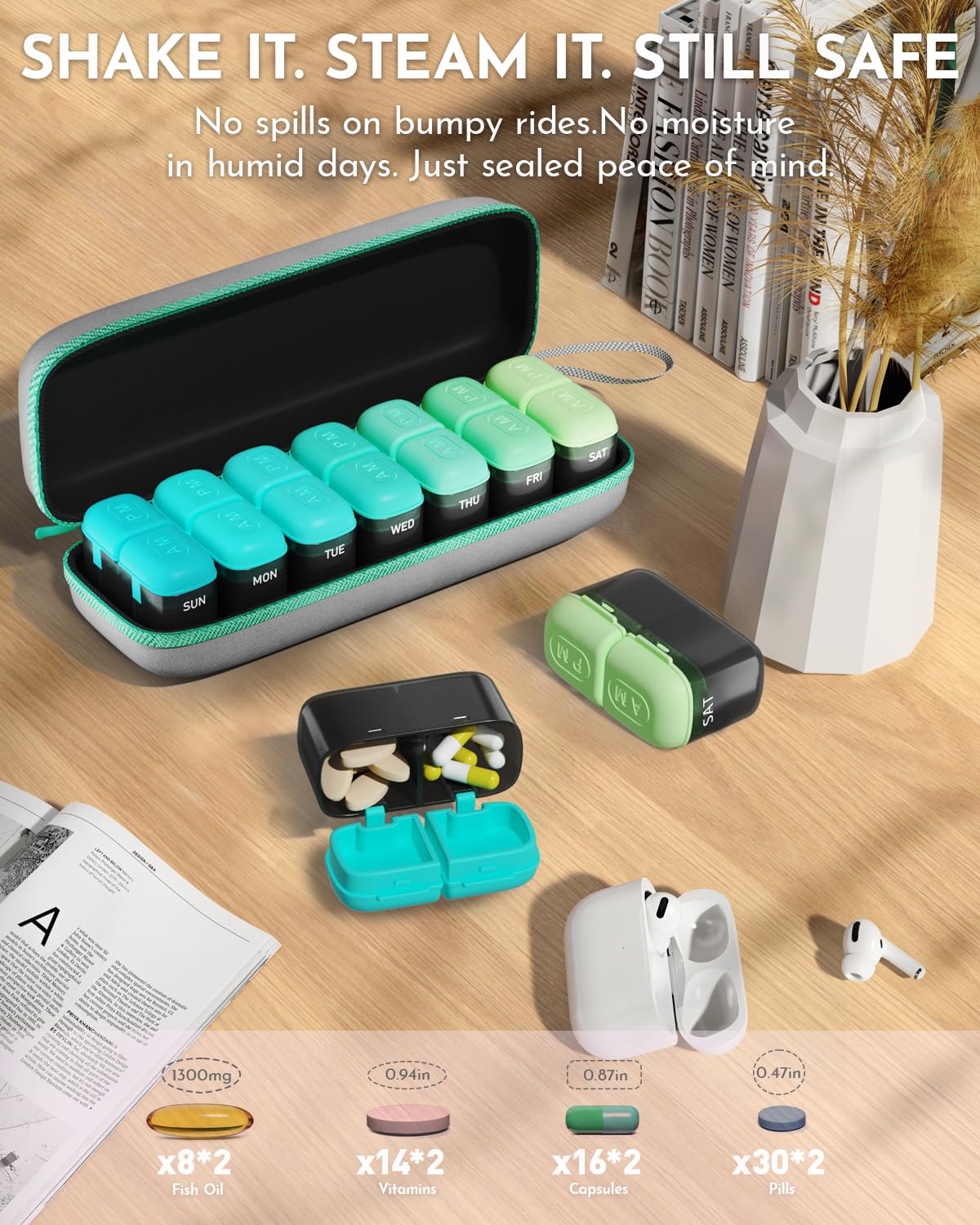 Bovintex Diseño compacto para bolso o maleta, ideal para viajes