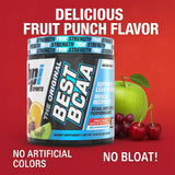 Cucharada medidora de Best BCAA para dosis rápidas antes de entrenar.
