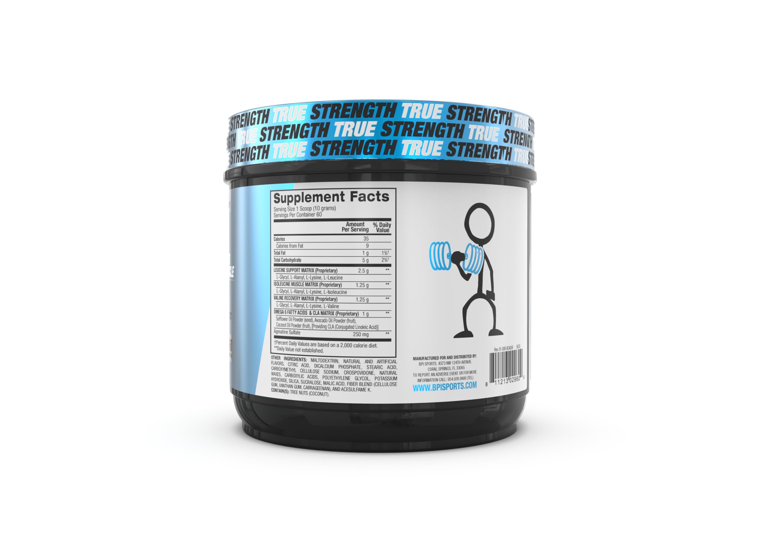 Best BCAA para deporte diario con sabor frambuesa azul.