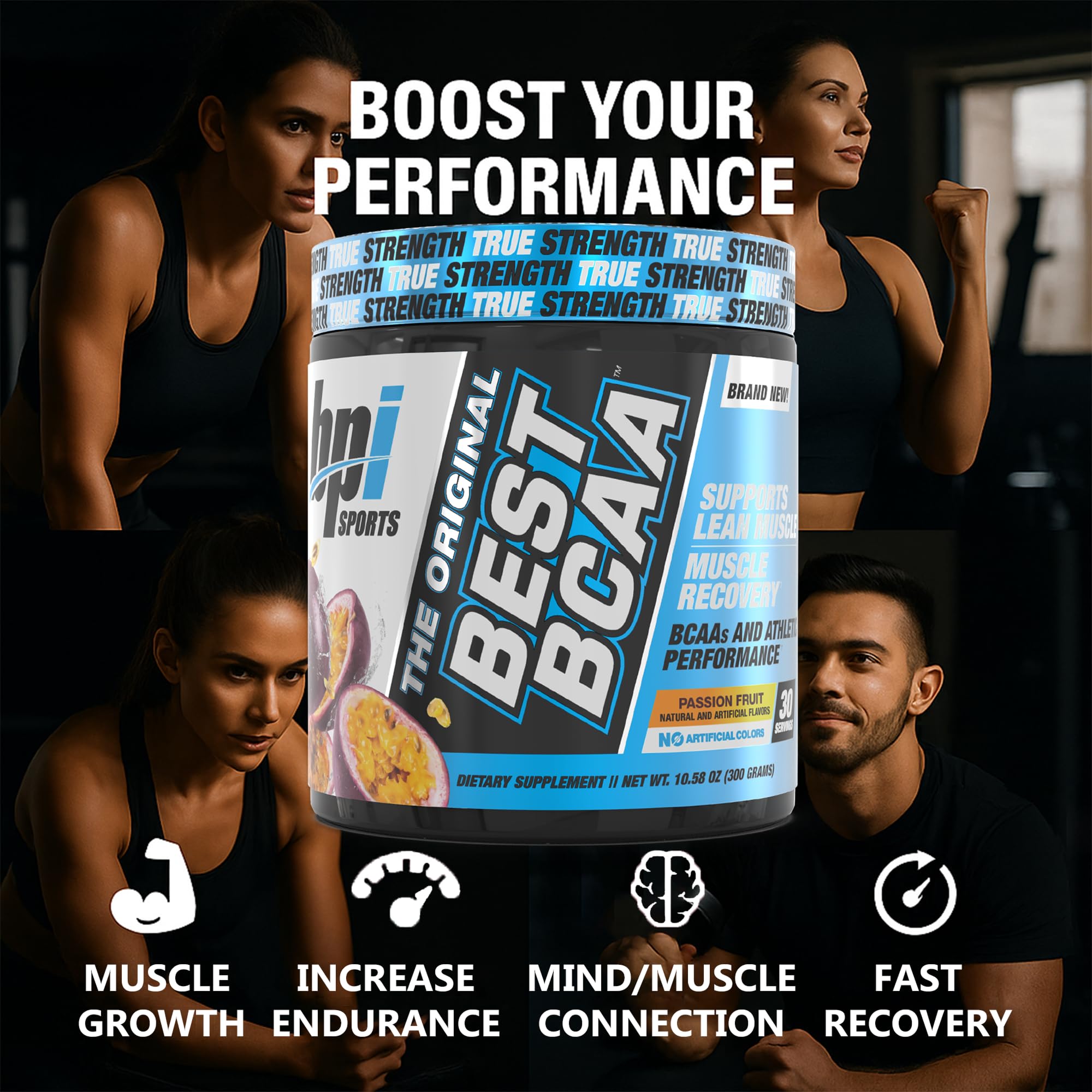 Recuperación muscular post-entrenamiento con Best BCAA de BPI.