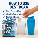 BPI Best BCAA ofrece sabores que agradan tras entrenar