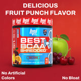 BPI Sports Best BCAA Shredded en gimnasio, acompañando entrenamientos de fuerza