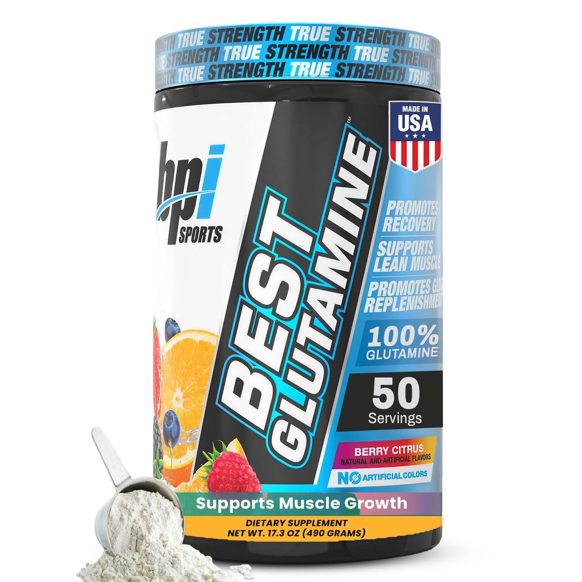 BPI Sports Glutamina L, botella: soporte a la recuperación muscular