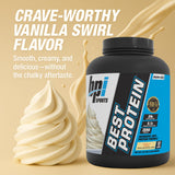 Etiqueta de calidad y pruebas de laboratorio de BPI Best Protein.
