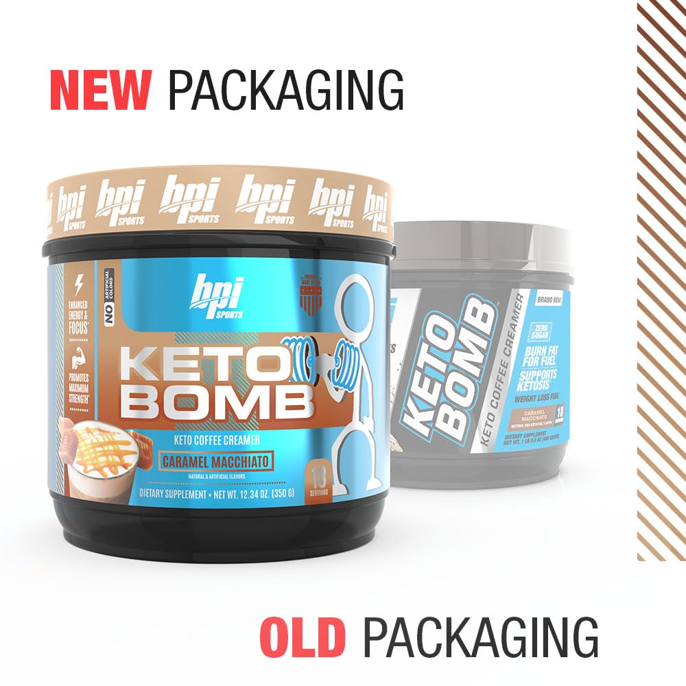 Envase Keto Bomb de 18 porciones listo para mezclar
