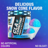 BPI Sports CLA+Carnitine, sabor Snow Cone, experiencia refrescante para la hidratación.