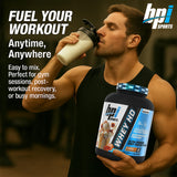BPI Sports Whey HD: cuchara medidora para porciones precisas en batidos.