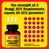 Bragg ACV cápsulas, cápsulas junto a vitamina D y zinc