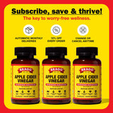 Bragg ACV Capsulas etiqueta nutricional clara para revisar contenidos.