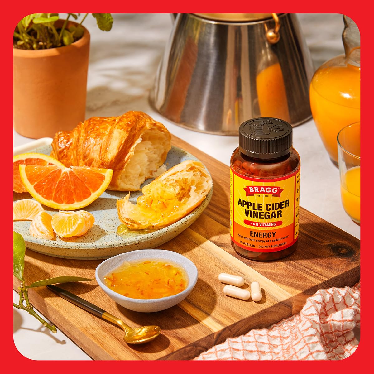 Bragg Energy ACV Capsules enfoque en energía a nivel celular para la vida diaria.